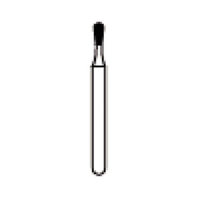 NTI FG Diamond Bur, Medium Grit, Pear Shape, #830-012 (M830-012), Friction Grip, 1.2 mm Diameter x 2.7 mm Length, 5/Pkg thumbnail 8