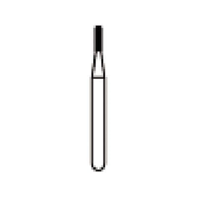 NTI Diamond Bur FG Medium Modified Shoulder Cylinder #835KR-008 (M835KR-008), 0.8 mm Diameter x 3.0 mm Length, 5/Pack thumbnail 7