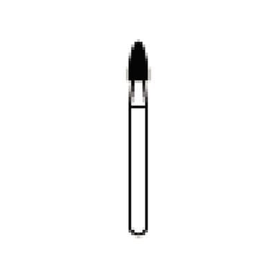 Kerr Zir-Cut Diamond Bur, FG, Flame, #Z390-018, Z-Grit, Blue, 3.0 mm Head Length, 1.8 mm Diameter, 5/Pkg thumbnail 11