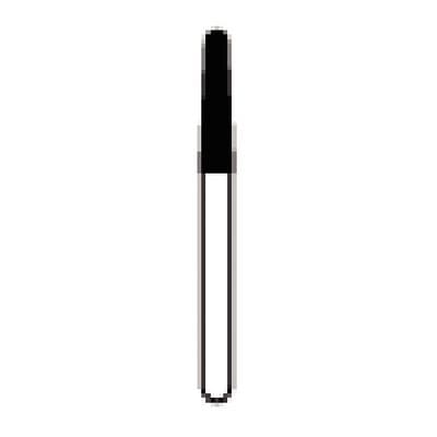 Kerr Zir-Cut Diamond Bur, FG, Round End Taper, Blue Ring, 1.8 mm Diameter, 8.0 mm Length, #Z856-018, Pack of 5 thumbnail 14