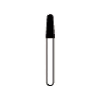Kerr Zir-CUT Diamond Bur, HP, Round End Taper, Coarse-Fine, Blue, #Z854R-033, 3.3 mm Diameter, 9.0 mm Length, Each thumbnail 8