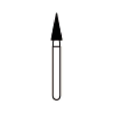 Kerr Zir-Cut Diamond Bur, HP, Christmas Tree, #Z852-023, 2.3 mm Diameter, 6.0 mm Length, Blue Ring, 1/Pkg thumbnail 5
