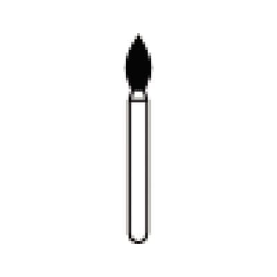 Kerr Zir-Cut Diamond Bur, HP, Pointed Football, Blue, #Z368-023, 2.3 mm Diameter, 5.0 mm Length, 1/Pkg thumbnail 9
