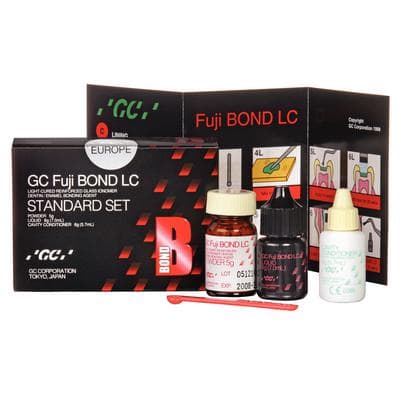 GC Fuji BOND LC Light-Cured Resin-Reinforced Glass Ionomer Bonding Agent, Standard Set (5 g Powder, 7 ml Liquid, 5.7 ml Cavity Conditioner), #000207 thumbnail 14