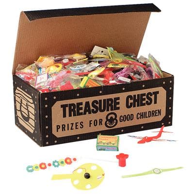 JR Rand Treasure Chest with 200 Assorted Toys, 200/Pkg thumbnail 2