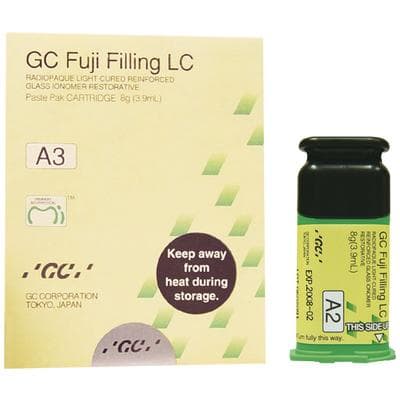 GC Fuji Filling LC Resin-Reinforced Glass Ionomer Restorative, Refill Cartridge, Shade A3, 8 g, 1/Pk, 002476 thumbnail 12