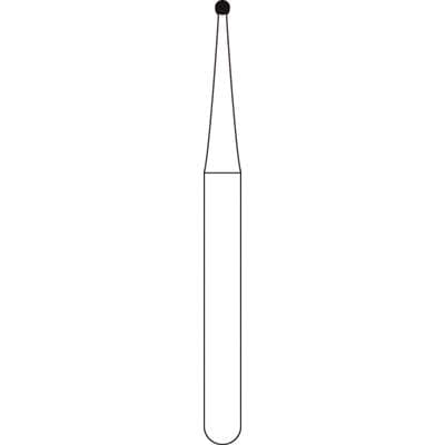 NTI 2-Piece Operative Carbide Bur, FG - Round, #1/4, 0.5 mm Diameter, 5/Pkg, H1-005 thumbnail 8