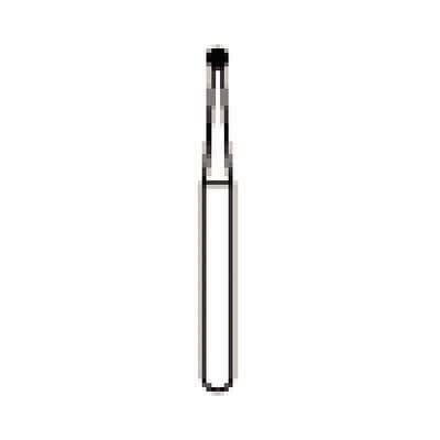 NTI 2-Piece Operative Carbide Bur, FG - Round, #2, 1.0 mm Diameter, 5/Pkg, H2-FG thumbnail 8