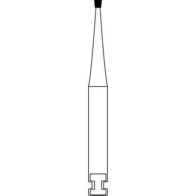 NTI Operative Carbide Bur H2-006 FG, Inverted Cone #33-1/2, 0.6 mm Diameter, 0.6 mm Length, Friction Grip, 5/Pk, H33.5-FG thumbnail 8