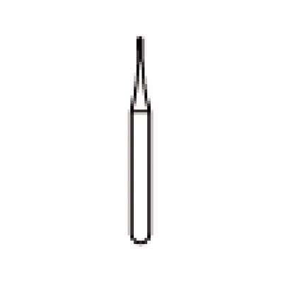 NTI 2-Piece Operative Carbide Bur, FG Long Pear, #245, 0.8 mm Diameter, 2.0 mm Length, 100/Pkg, H245-FG100 thumbnail 7