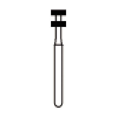 NTI Depth Marker Diamond Bur, FG, Medium Grit, Groove Cutter, 1.0mm Depth Marker, 3.1mm Diameter, 3.5mm Length, 5/Pkg, #M834A-031 thumbnail 6