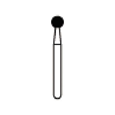 NTI Diamond Bur, FG, Round, #801, 2.5 mm, Coarse, Green, 5/Pk, C801-025 thumbnail 16