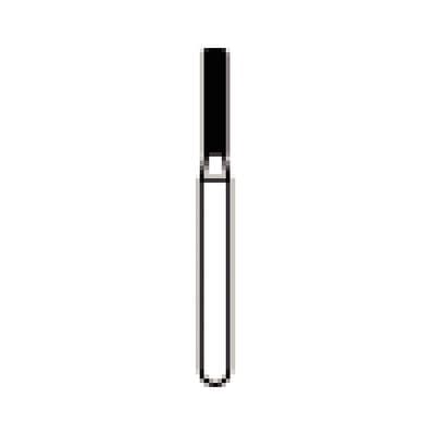 NTI FG Diamond Bur, Fine Grit, Modified Shoulder Cylinder, Friction Grip, 1.2 mm Diameter, 6.0 mm Length, #F836KR-012, 5/Pack thumbnail 8