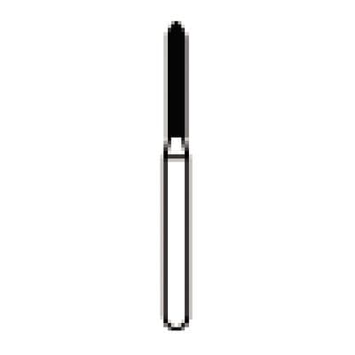 NTI Diamond Bur, FG, Cylinder Beveled End, # C878, 1.2 mm Diameter, 8.0 mm Length, Coarse, Green, 5/Pk, C878-012 thumbnail 10