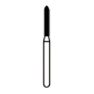 NTI Diamond Bur FG Medium Beveled Cylinder #878-012, 1.2 mm Diameter, 8.0 mm Length, 5/Pack thumbnail 9