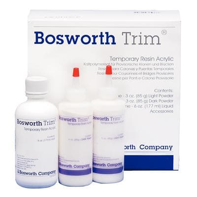 Trim Standard Kit Temporary Crown & Bridge Resin, Fast Set, Light & Dark Powder with Liquid, 0921900 thumbnail 19