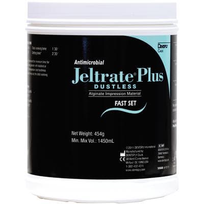 Jeltrate Plus Antimicrobial Dustless Alginate Impression Material, Fast Set, Pink, 1 lb Canister, 605602 thumbnail 15
