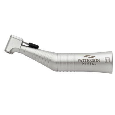 Patterson® PD-58 Low Speed E-Type Contra Angle Handpiece Attachment, Latch Autochuck, 1:1, Chrome - Patterson® Low Speed E-Type Handpiece Components – PD-58 Contra Angle - Patterson® Low Speed E-Type Handpiece Components – PD-58 Contra Angle - Image 1
