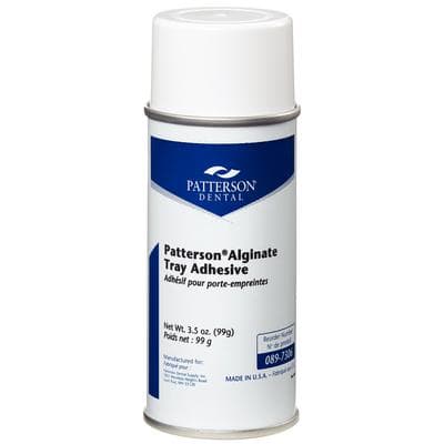 Patterson® Alginate Tray Adhesive – Aerosol, 3.5 oz - Patterson® Alginate Tray Adhesive – Aerosol, 3.5 oz - Patterson® Alginate Tray Adhesive – Aerosol, 3.5 oz - Image 1