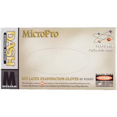 MicroPro™ Powder-Free Latex Exam Gloves, Textured, Medium, 100/Box, TPF100M thumbnail 17