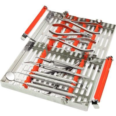 Hu-Friedy IMS Signature Series Collection Ortho Banding/Bonding Standard Set-Up with Double-Decker Cassette, Orange (IM5203-OR) thumbnail 4
