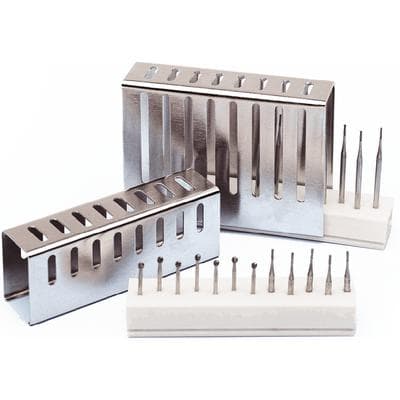 Hu-Friedy IMS Bur Cushion with Tall Lid, Silicone Base with Stainless Steel Lid, Holds 12 Burs, 84 x 62 x 22 mm, IMS-1372T thumbnail 8