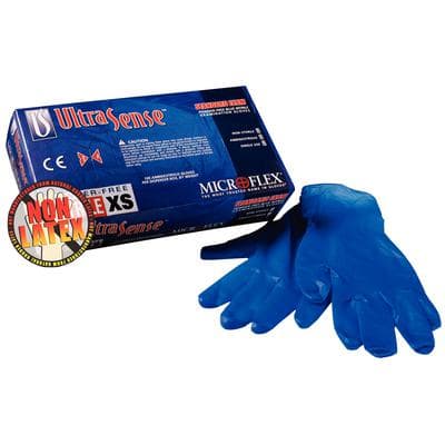 UltraSense® Nitrile Exam Gloves, Powder Free, Latex Free, Non-Sterile, Extra Small, Blue, 100/Box, US-220-XS thumbnail 17