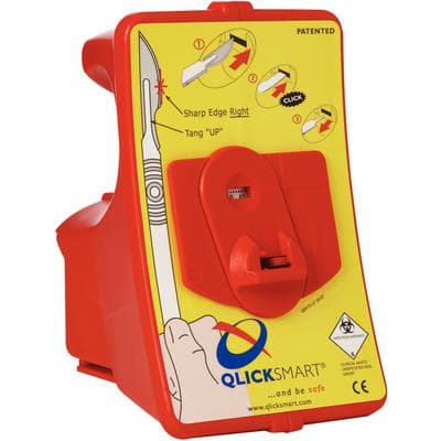 Qlicksmart Blade Removal System (BladeFlask), Single-Handed Scalpel Blade Remover, Holds 100 Blades, 1/Box thumbnail 3