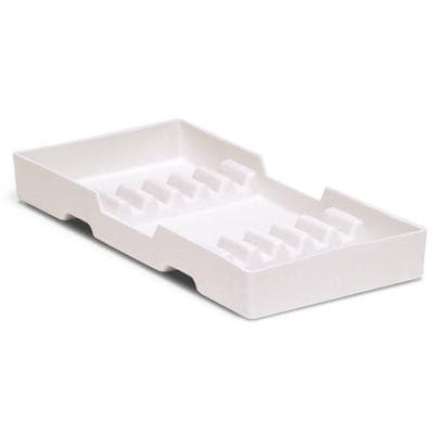 Zirc Cabinet Tray 16A, White, Plastic, Autoclavable, 7-7/8" x 3-3/4" x 15/16", Each (20Z201A) thumbnail 8