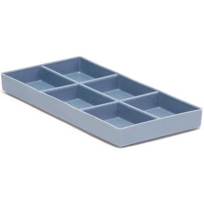 Zirc Dental Plastic Cabinet Tray #20, Blue, 7-7/8" x 3-3/4" x 3/4", 20Z206B thumbnail 9