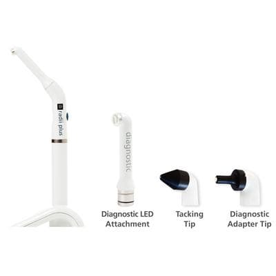 Radii Plus Pro Curing Light Kit, LED, 1-2mm Tips, Battery Powered, Complete Kit with Accessories, #5600123 - Radii Plus Pro Curing Light Kit - Radii Plus Pro Curing Light Kit - Image 1