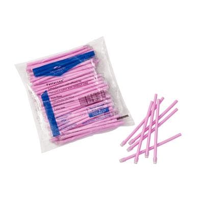 Patterson® Legacy Saliva Ejectors, Unscented, Pink with Clear Tip, 6" Length, 100/Pkg - Patterson® Legacy Saliva Ejectors, 100/Pkg - Unscented, Pink with Clear Tip - Image 1