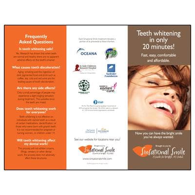 Sinsational Smile Teeth Whitening Brochures, 100/Box thumbnail 6