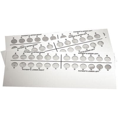 Patterson® Sticky Card Direct Bond Organizing Pad, 50/Pkg - Patterson® Sticky Card Direct Bond Organizing Pad, 50/Pkg - Patterson® Sticky Card Direct Bond Organizing Pad, 50/Pkg - Image 1