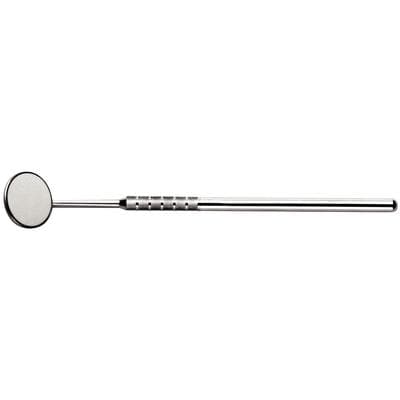 Patterson® Stainless Steel Mouth Mirror, Single End, 7/8" Diameter, Reusable, 1/Pkg - Patterson® Stainless Steel Mouth Mirrors, Single End - Patterson® Stainless Steel Mouth Mirrors, Single End - Image 1