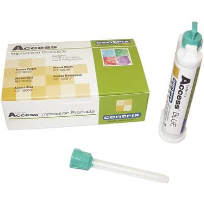 Access BLUE® VPS Bite Registration Material, Fast Set, 2 x 50 mL Cartridges with 6 Mixing Tips, 360006 thumbnail 11