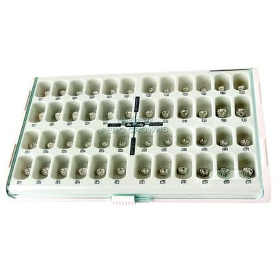 Hu-Friedy Stainless Steel Pedo Crowns Introductory Kit, Primary Molar, Assorted Sizes, 48/Pk, SSC-KIT thumbnail 13