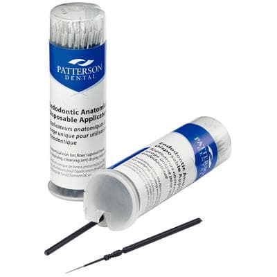 Patterson® Endodontic Anatomical Disposable Applicators, Long, Fine Tip, Black, 50/Pkg thumbnail 2