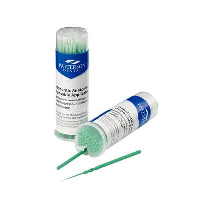 Patterson® Endodontic Anatomical Disposable Applicators, Long, Extra Fine Tip, Green, 50/Pkg thumbnail 2