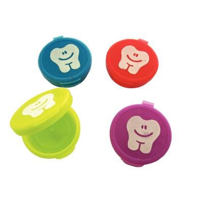 Large Neon Tooth Savers, Assorted Colors, 1/2" H x 1-1/2" D, 36/Pkg - Large Neon Tooth Savers, Assorted Colors, 1//2 H x 1-1/2 D, 36/Pkg - Tooth Saver - Image 1