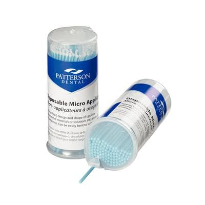Patterson® Disposable Micro Applicator, 1 mm Fine Tip, Bendable, Blue, 100/Pkg thumbnail 2