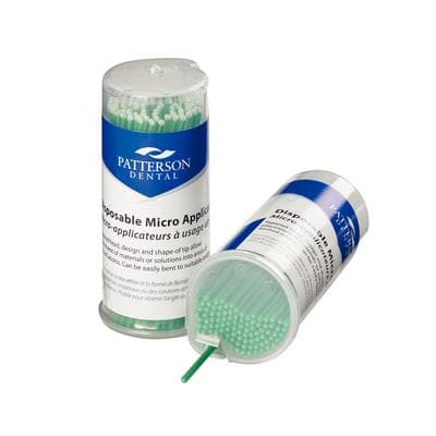 Patterson® Disposable Micro Applicator, 1 mm Fine Tip, Green, 9 cm Handle, 100/Pkg thumbnail 2