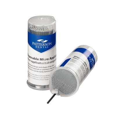 Patterson® Disposable Micro Applicator, 0.5 mm Extra Fine Tip, Black, 9 cm Handle, 100/Pkg thumbnail 2