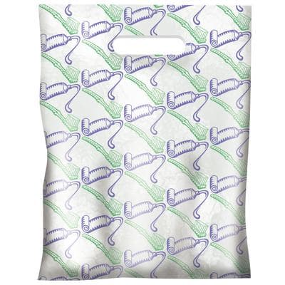 Dental Scatter Bags, Toothbrush & Paste Design, Clear, 7-1/2" W x 10" H, 100/Pkg - Dental Scatter Bags – 100/Pkg - Toothbrush & Paste - Image 1