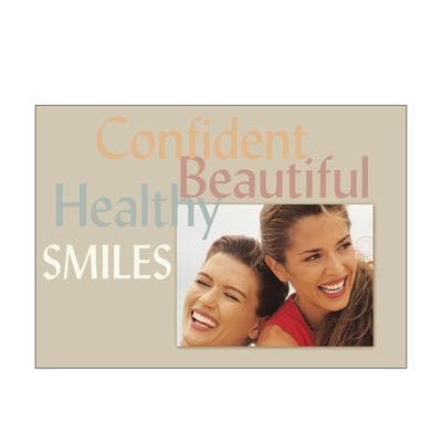 Reminder (DDS) 4-Up Laser Postcards, Confident Smiles, 5-1/2" W x 4-1/4" H, 100/Pkg - Reminder (DDS) 4-Up Laser Postcards, 100/Pkg - Confident Smiles, 5-1/2" W x 4-1/4" H - Image 1