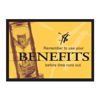 Flexible Spending Postcards Personalized, 6" W x 4-1/4" H, Full Color, 100/Pkg - Flexible Spending Postcards Personalized, 6" W x 4-1/4" H, 100/Pkg - Flex Spending, Personalized - Image 1