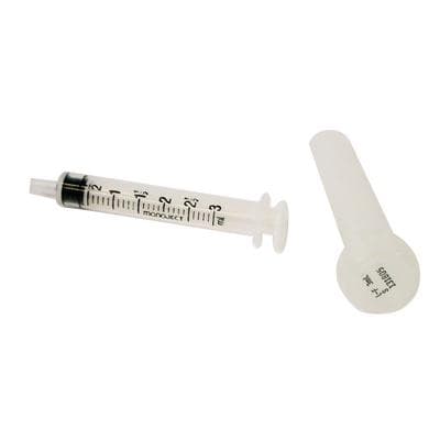Monoject 3cc Syringe with Regular Luer Tip, Sterile, Bold Graduations 0.1cc, 100/Box, 8881513918 thumbnail 3