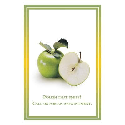 Reminder Postcards (DDS/MD) 4-Up Laser, Polish That Smile, 4-1/4" W x 5-1/2" H, 100/Pkg - Reminder Postcards (DDS/MD) 4-Up Laser, 100/Pkg - Polish That Smile, 4-1/4" W x 5-1/2" H - Image 1
