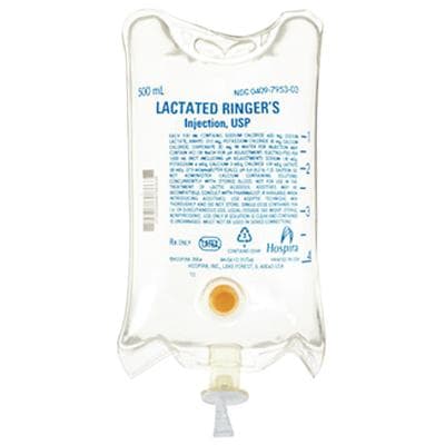 Lactated Ringer's Injection, USP, Flexible Container, 500 mL, NDC 00990-7953-03 - Lactated Ringer’s Injection, USP, Flexible Container - 500 ml - Image 1
