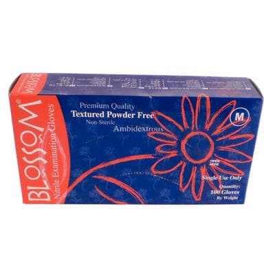 Blossom® Nitrile Exam Gloves, Powder Free, Non-Sterile, Medium, Dark Blue, 100/Box, BM 41327-N-PF thumbnail 3
